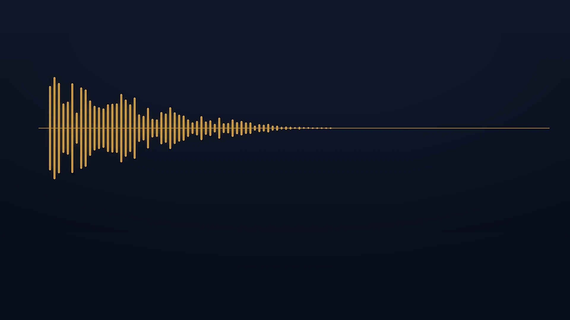 An audio-style signal fading into a flat line, representing customer feedback going silent